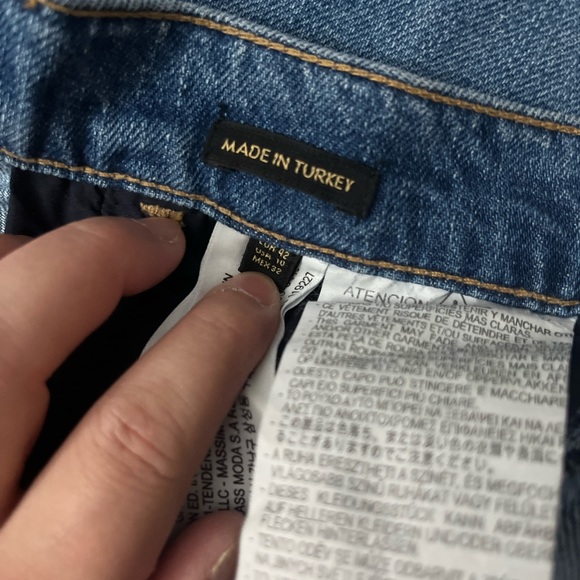 NWT - Massimo Dutti Women’s Premium High Rise Loose Leg Jeans - Size 10 - Picture 8 of 10